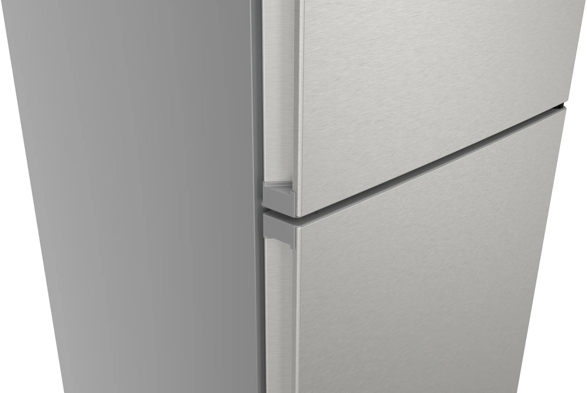 Siemens iQ300 Free-standing fridge-freezer with freezer at bottom 186 x 60 cm Brushed steel KG36NVICG