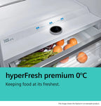 Siemens iQ300 Free-standing fridge 186.2 x 59.5 cm Inox KS36NVICGG