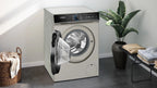 Siemens iQ700 Washing machine, front loader 11 kg max. 1600 rpm, Silver inox WG66B2AXGB