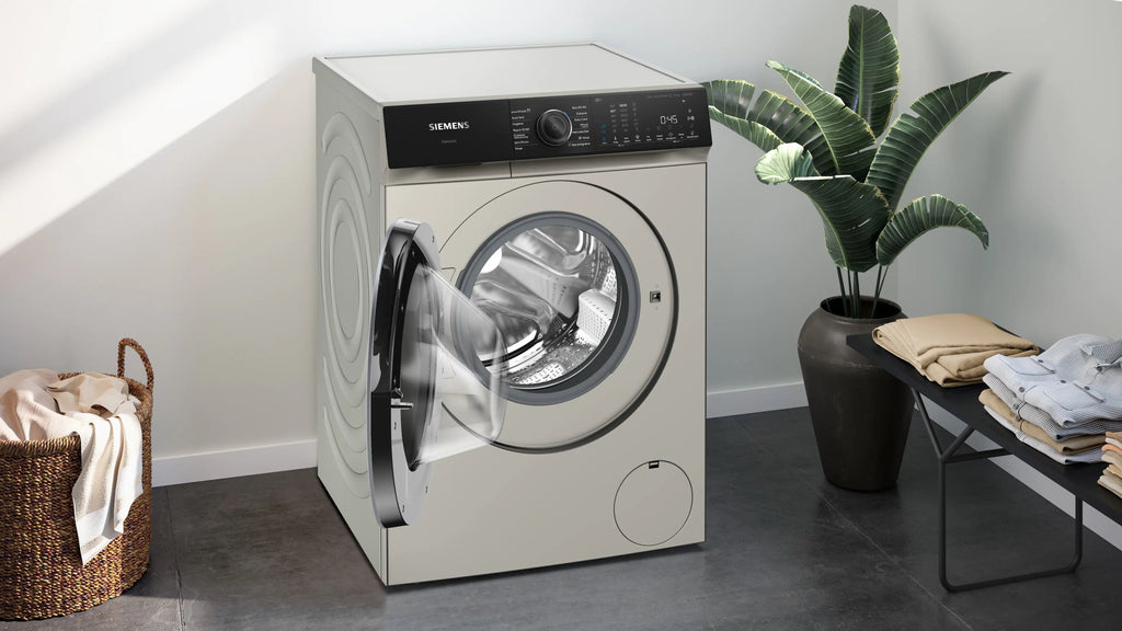 Siemens iQ500 Washing machine, front loader 10 kg max. 1600 rpm, Silver inox WG56H2AXGB