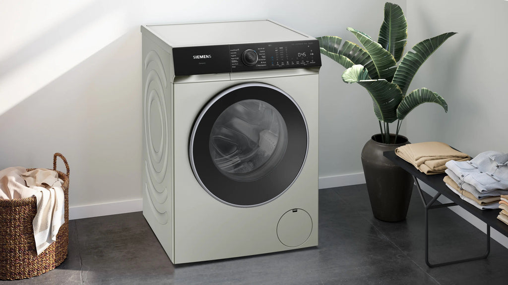 Siemens iQ500 Washing machine, front loader 10 kg max. 1600 rpm, Silver inox WG56H2AXGB