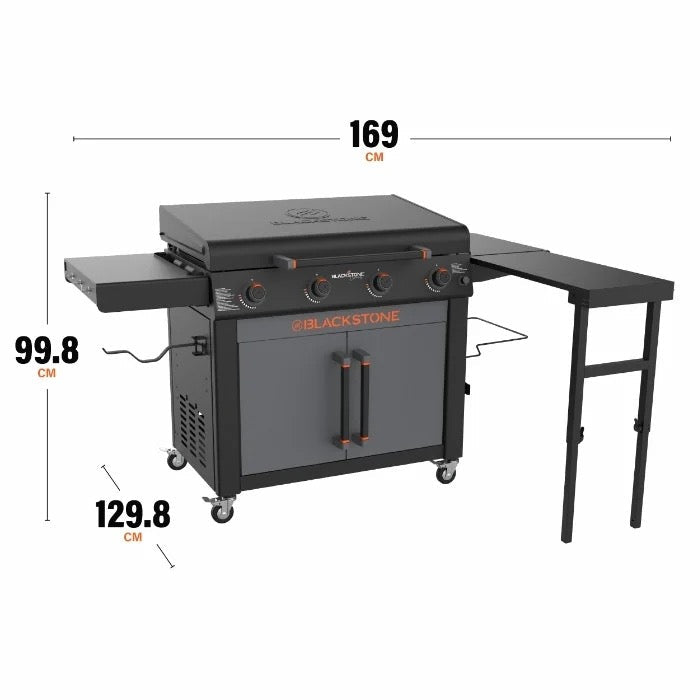 Blackstone Culinary 36" Griddle with Cabinet and Side Table