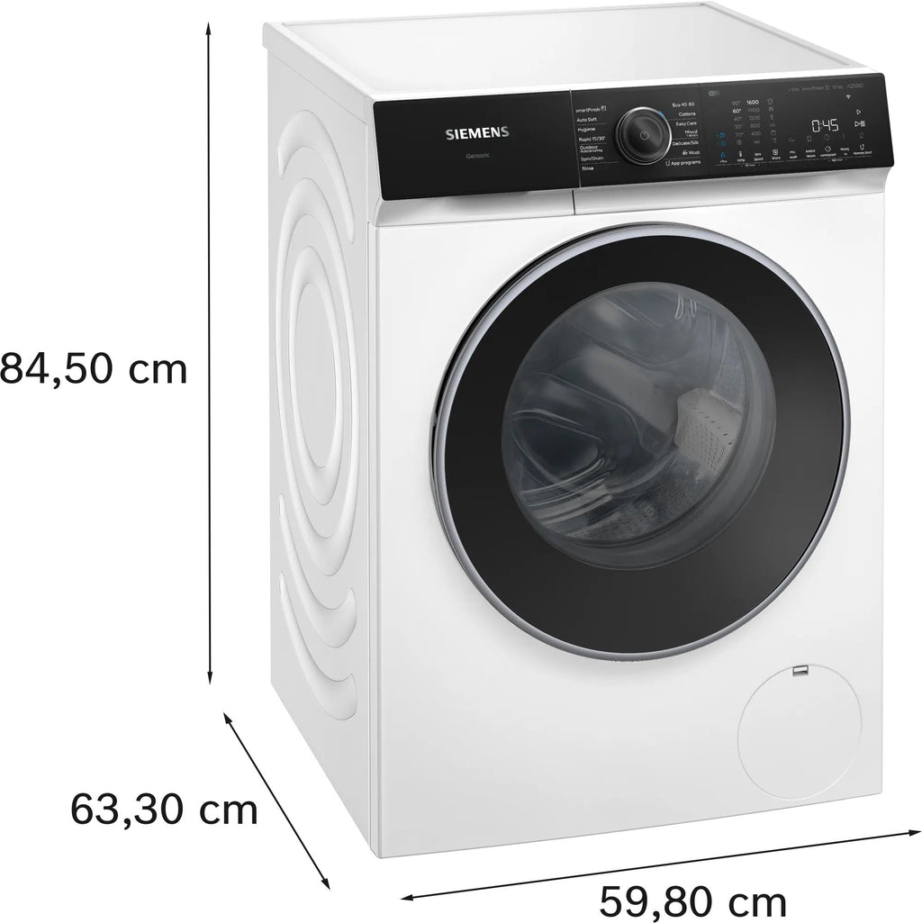 Siemens iQ500 Washing machine, front loader 10 kg max. 1600 rpm WG56H2A9GB