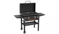 Blackstone 28 Inch Iron Forged Blackout Gas Griddle Cooking Station With Hood