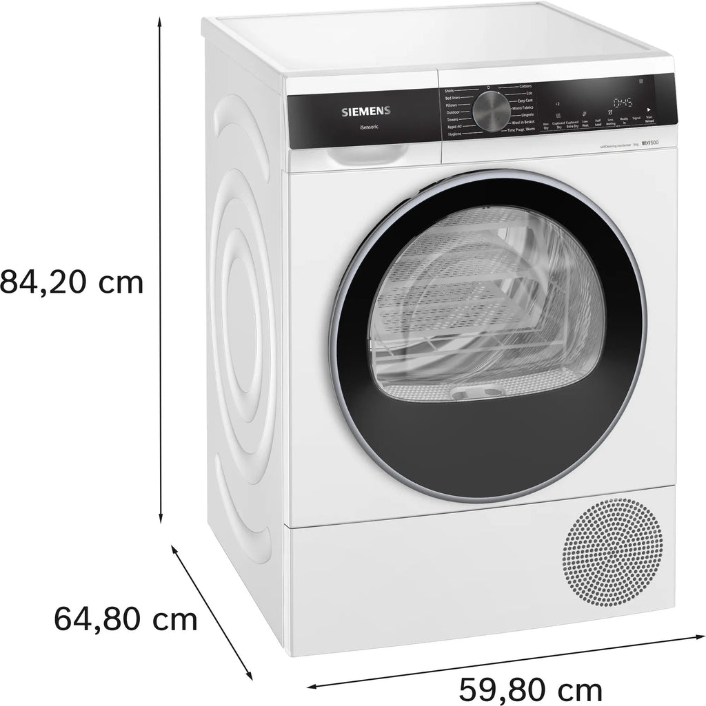 Siemens iQ500 Heat pump tumble dryer 9 kg WQ45G203GB