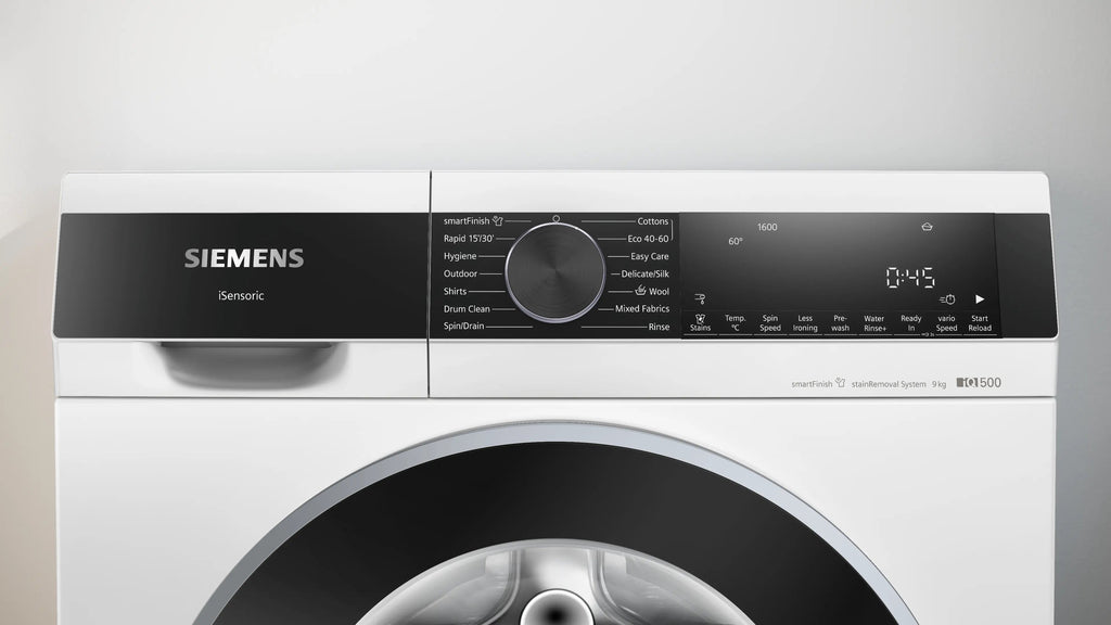 Siemens iQ500 Washing machine, front loader 9 kg max. 1600 rpm WG46G2Z4GB