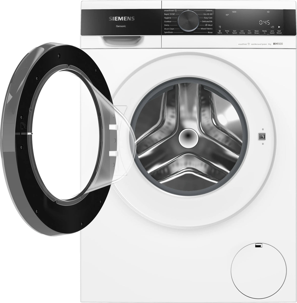Siemens iQ500 Washing machine, front loader 9 kg max. 1600 rpm WG46G2Z4GB