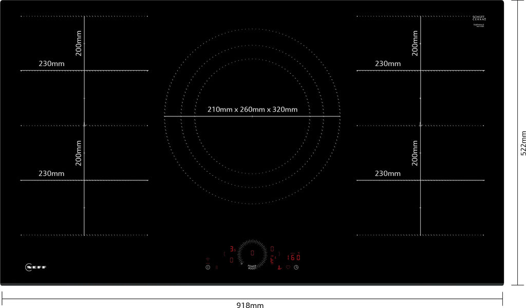 NEFF N 70 Induction Hob T69FHV4L0