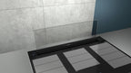 Siemens iQ700 Downdraft hood 90 cm clear glass, Black LD98WMM60B