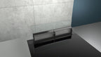 Siemens iQ700 Downdraft hood 80 cm clear glass, Black LD88WMM66B