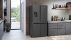 Siemens iQ700 Multi Door American Fridge Freezer 183 x 90.5 cm Brushed black steel antiFingerprint, Total noFrost KF96DPXEA