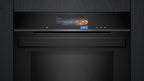 Siemens iQ700 Built-in oven with added steam and microwave function 60 x 60 cm Black HN978GQB1B