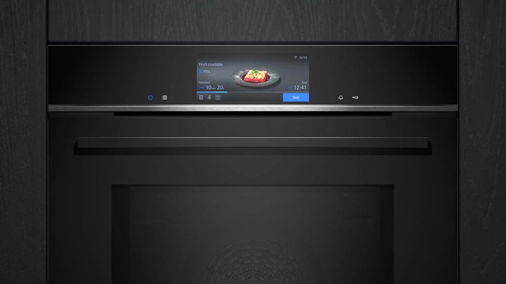 Siemens iQ700 Built-in oven with microwave function 60 x 60 cm Black HM778GMB1B