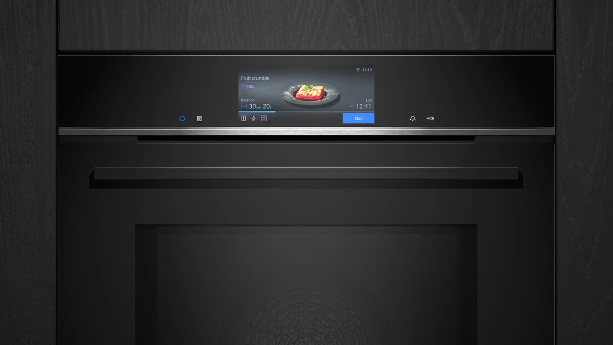 Siemens iQ700 Built-in oven with microwave function 60 x 60 cm Black HM778GMB1B