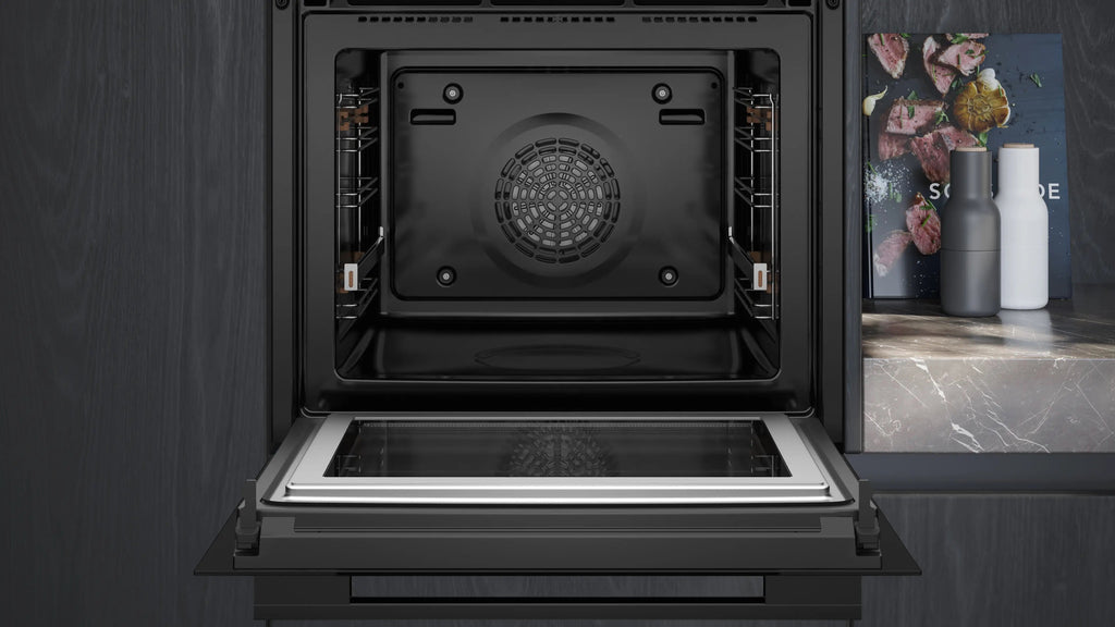 Siemens iQ700 Built-in oven with microwave function 60 x 60 cm Black HM778GMB1B