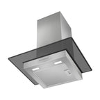 Universal Chimney Cooker Hood, Stainless Steel and Glass