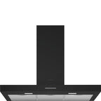 Universal Chimney Cooker Hood, Matte Black