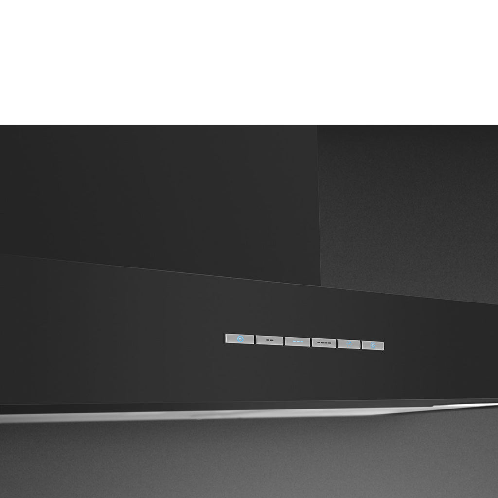 Universal Chimney Cooker Hood, Matte Black