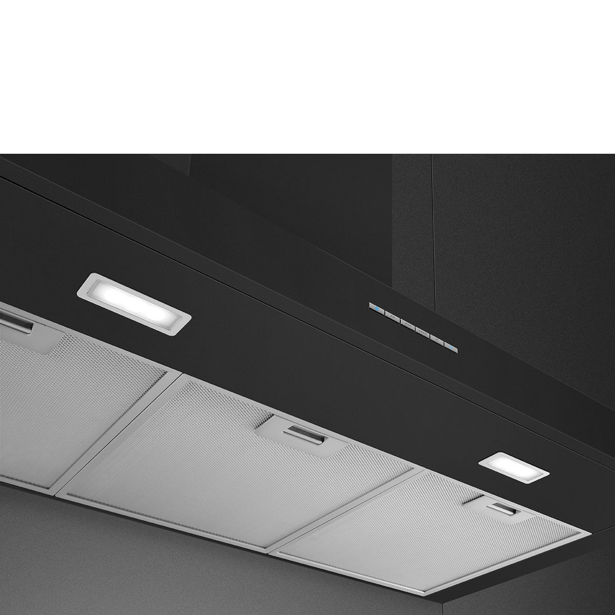 Universal Chimney Cooker Hood, Matte Black