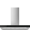 Universal Chimney Cooker Hood, Stainless Steel and Glass