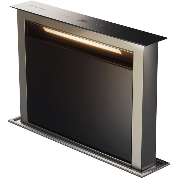 60 cm Universal Downdraft Cooker Hood, Black