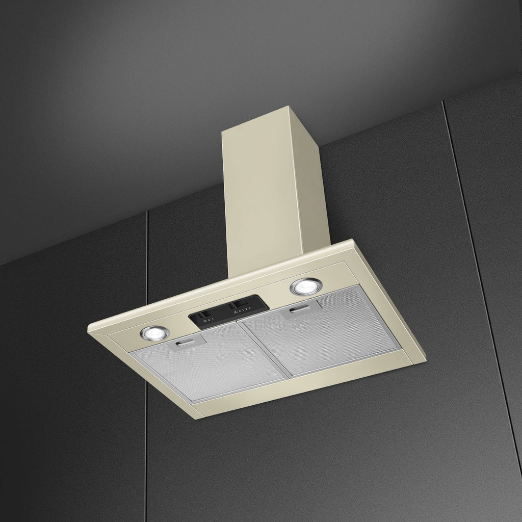 Victoria Chimney Cooker Hood, Cream