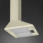 Victoria Chimney Cooker Hood, Cream