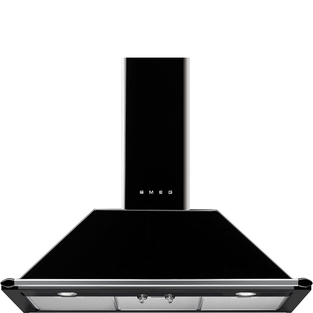 Victoria Chimney Cooker Hood, Black