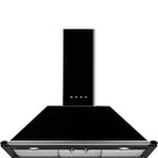 Victoria Chimney Cooker Hood, Black