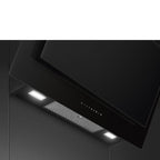 Linea Chimney Cooker Hood, Black