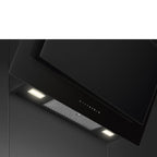 Linea Chimney Cooker Hood, Black