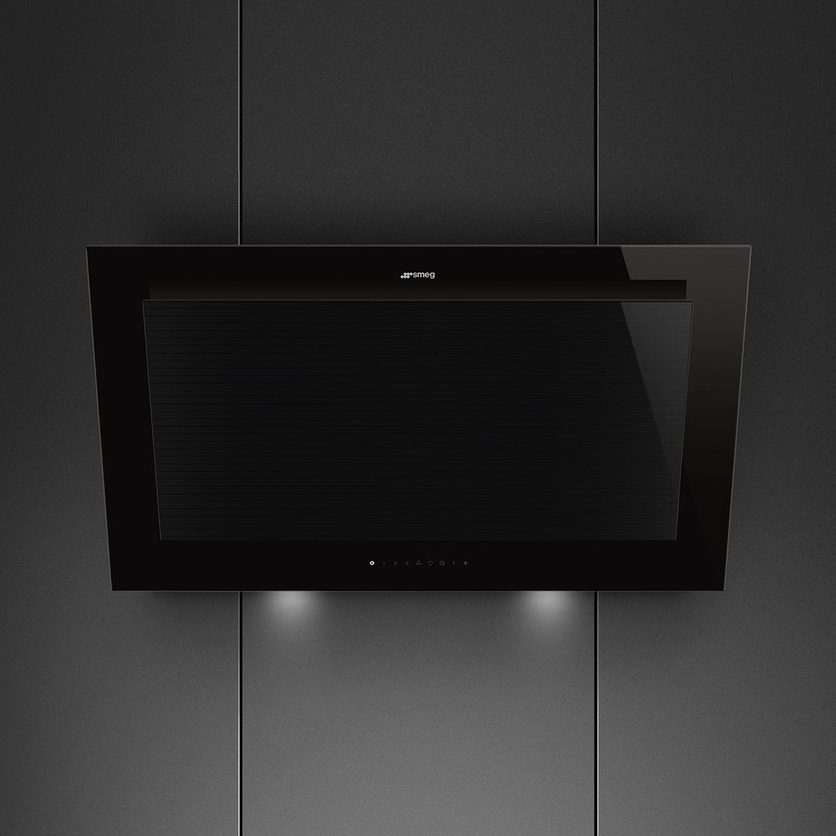 Linea Chimney Cooker Hood, Black