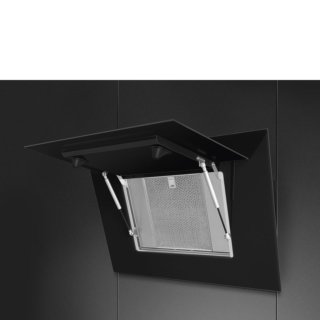 Linea Chimney Cooker Hood, Black