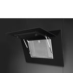 Linea Chimney Cooker Hood, Black