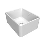 Bidbury & Co Midford Single Bowl Ceramic Butler Sink — White