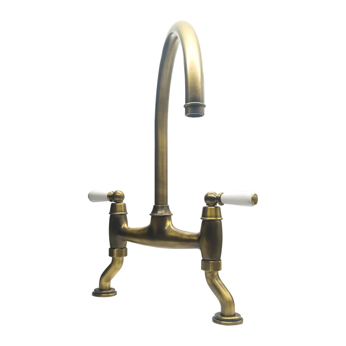 Bidbury & Co Moreton Kitchen Tap — Patinated Brass