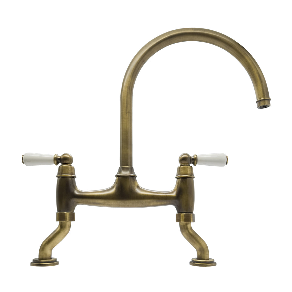 Bidbury & Co Moreton Kitchen Tap — Patinated Brass