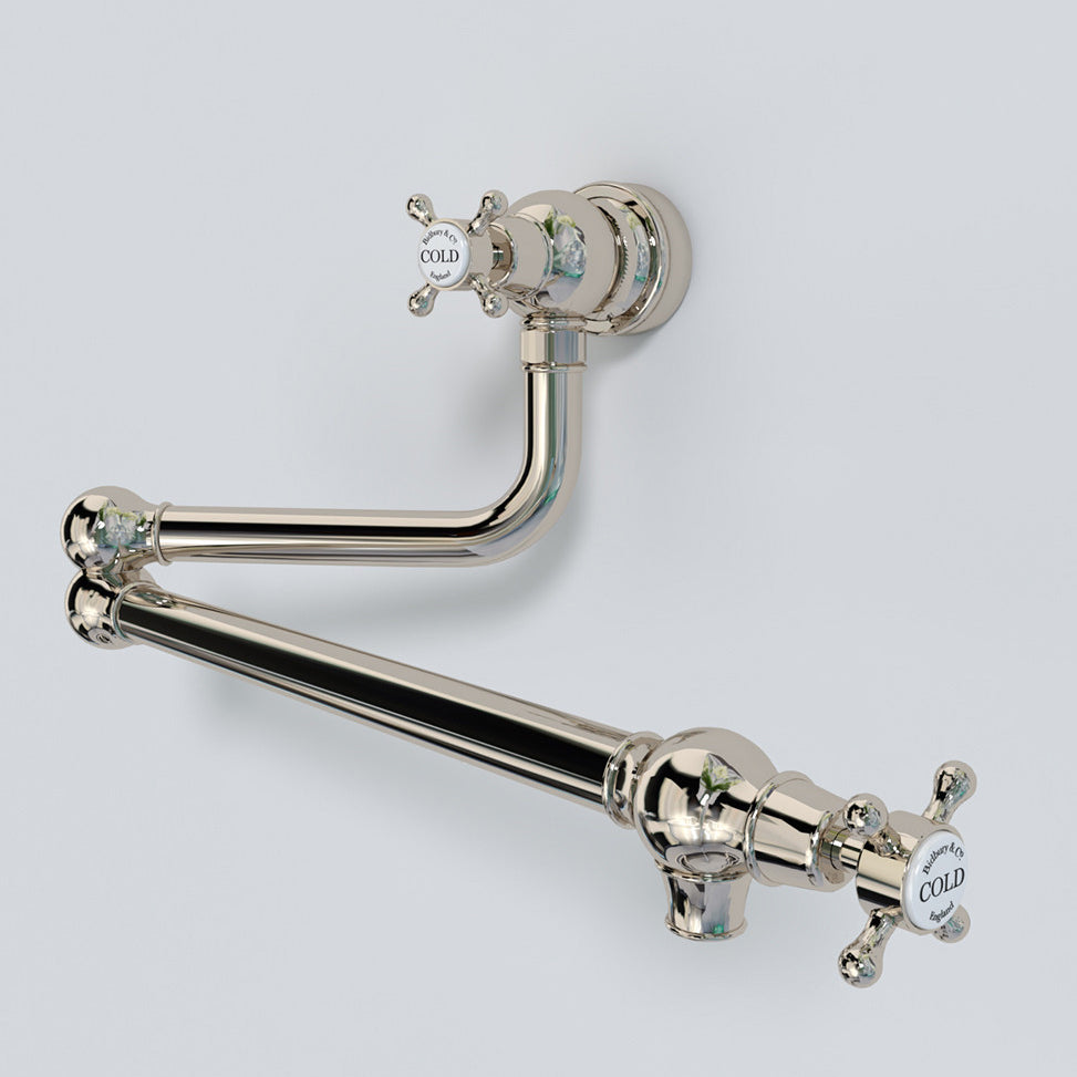 Bidbury & Co Oakridge Pot Filler — Polished Nickel