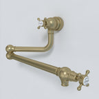 Bidbury & Co Oakridge Pot Filler — Old English Brass