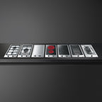 30 cm Domino Classic Lava Stone Grill, Stainless steel