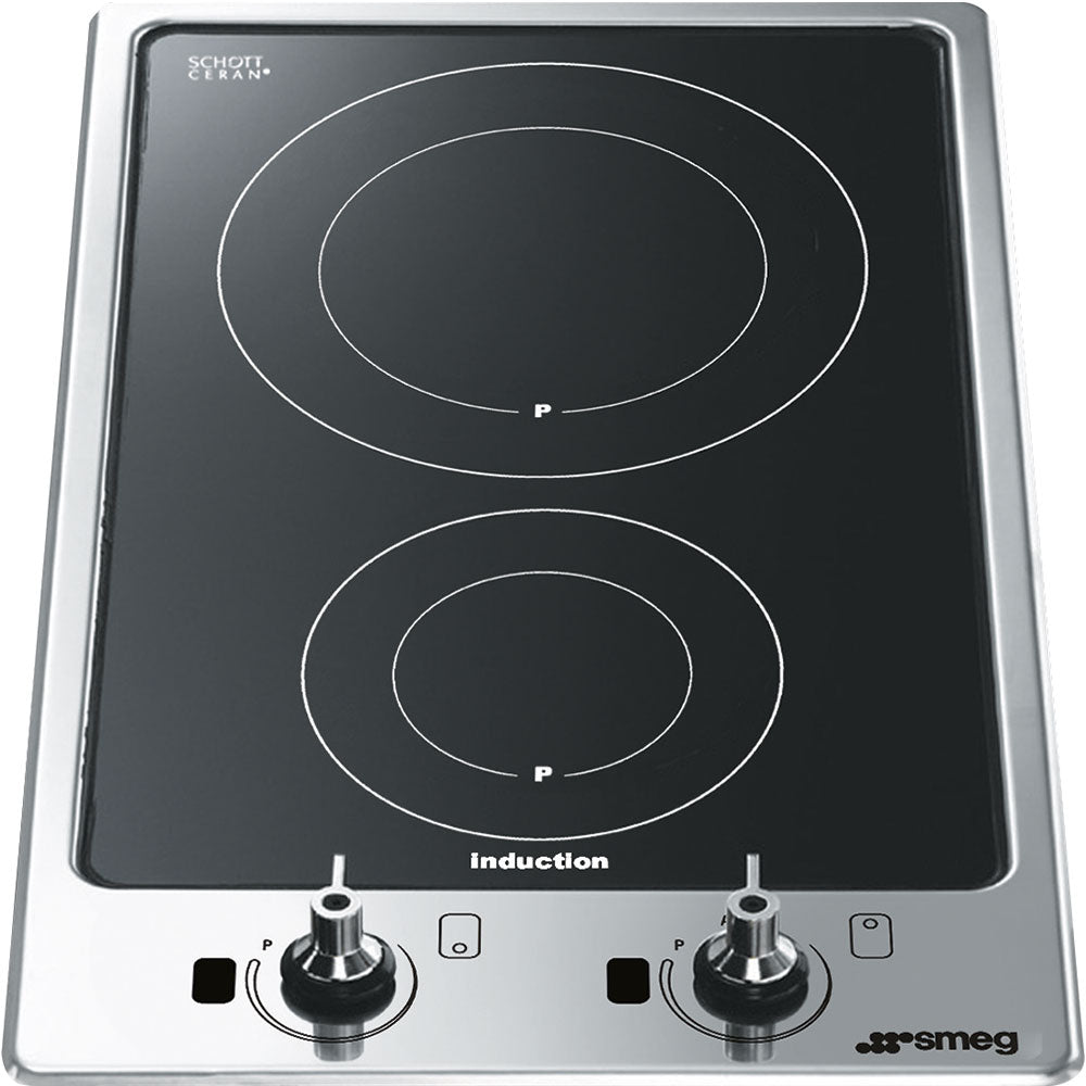 30 cm Classic Induction Hob, Stainless steel/Black Brushed