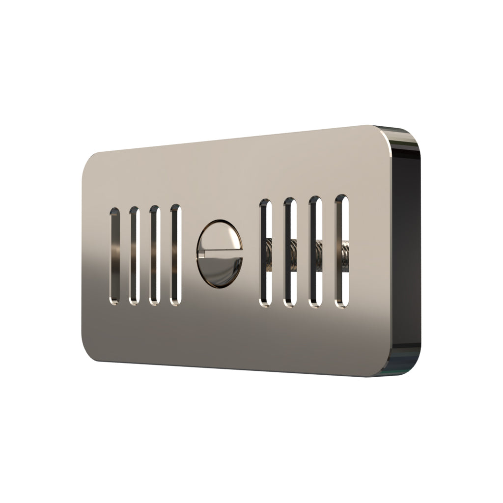 Bidbury & Co Rectangular Overflow — Polished Nickel