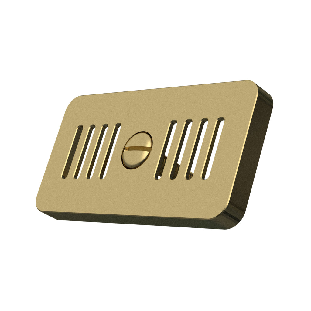 Bidbury & Co Rectangular Overflow — Old English Brass