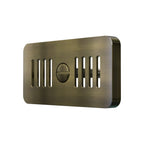 Bidbury & Co Rectangular Overflow — Patinated Brass