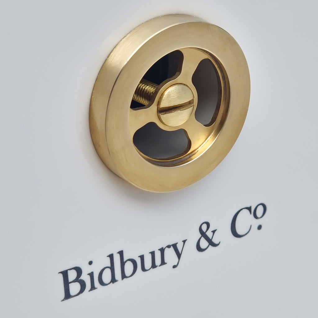 Bidbury & Co Round Overflow — Old English Brass