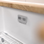 Bidbury & Co Rectangular Overflow — Chrome