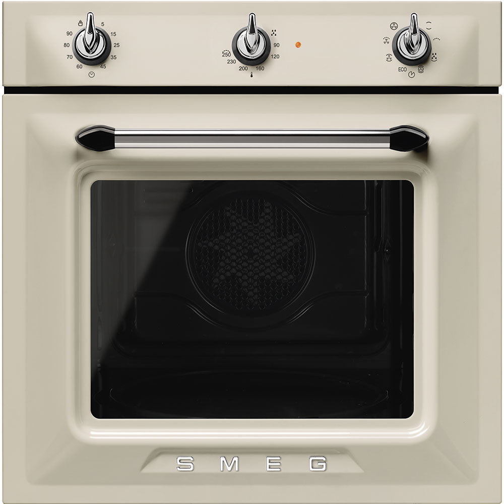 Victoria 60cm Built-In Single Oven, Cream