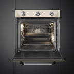 Victoria 60cm Built-In Single Oven, Cream