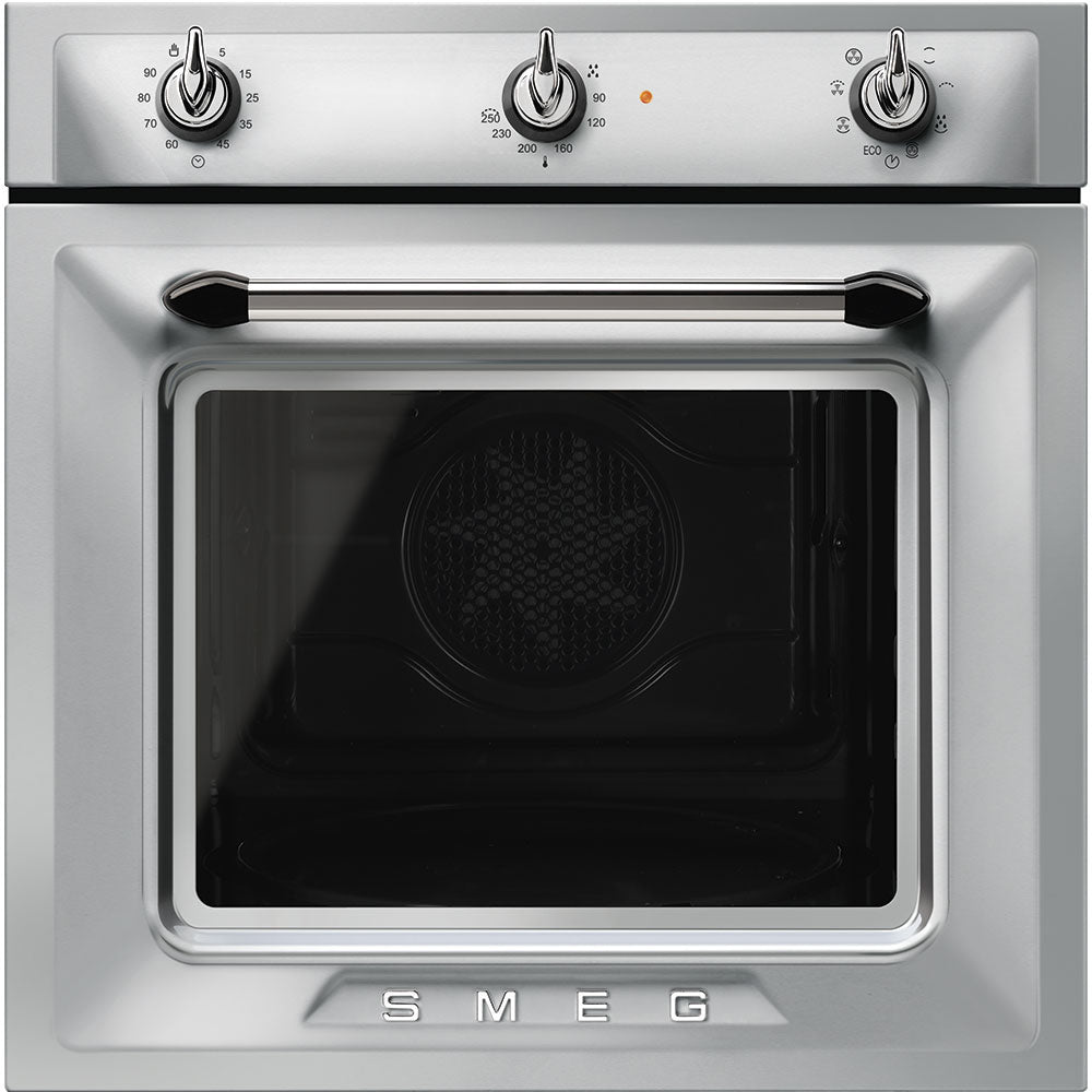 Victoria 60cm Built-In Single Oven, Stainless steel