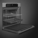 Musa 60cm Built-In Single Oven, Silver